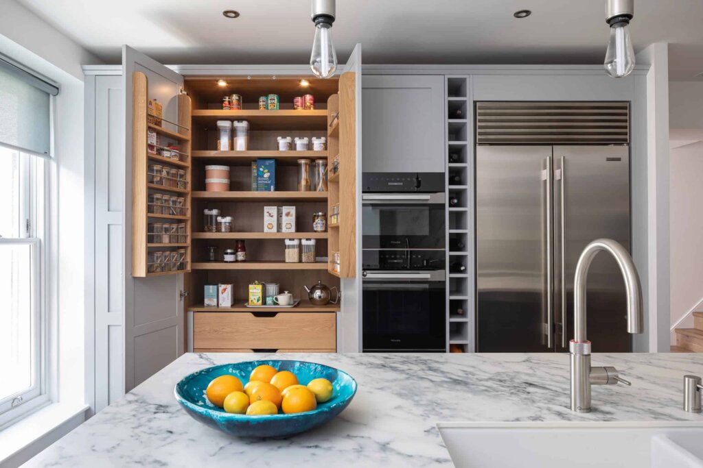 Hidden kitchen storage