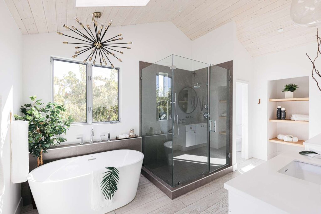 Spa-like bathroom